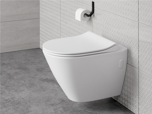 Toaleta z miską bezkołnierzową - higieniczna i łatwa w czyszczeniu